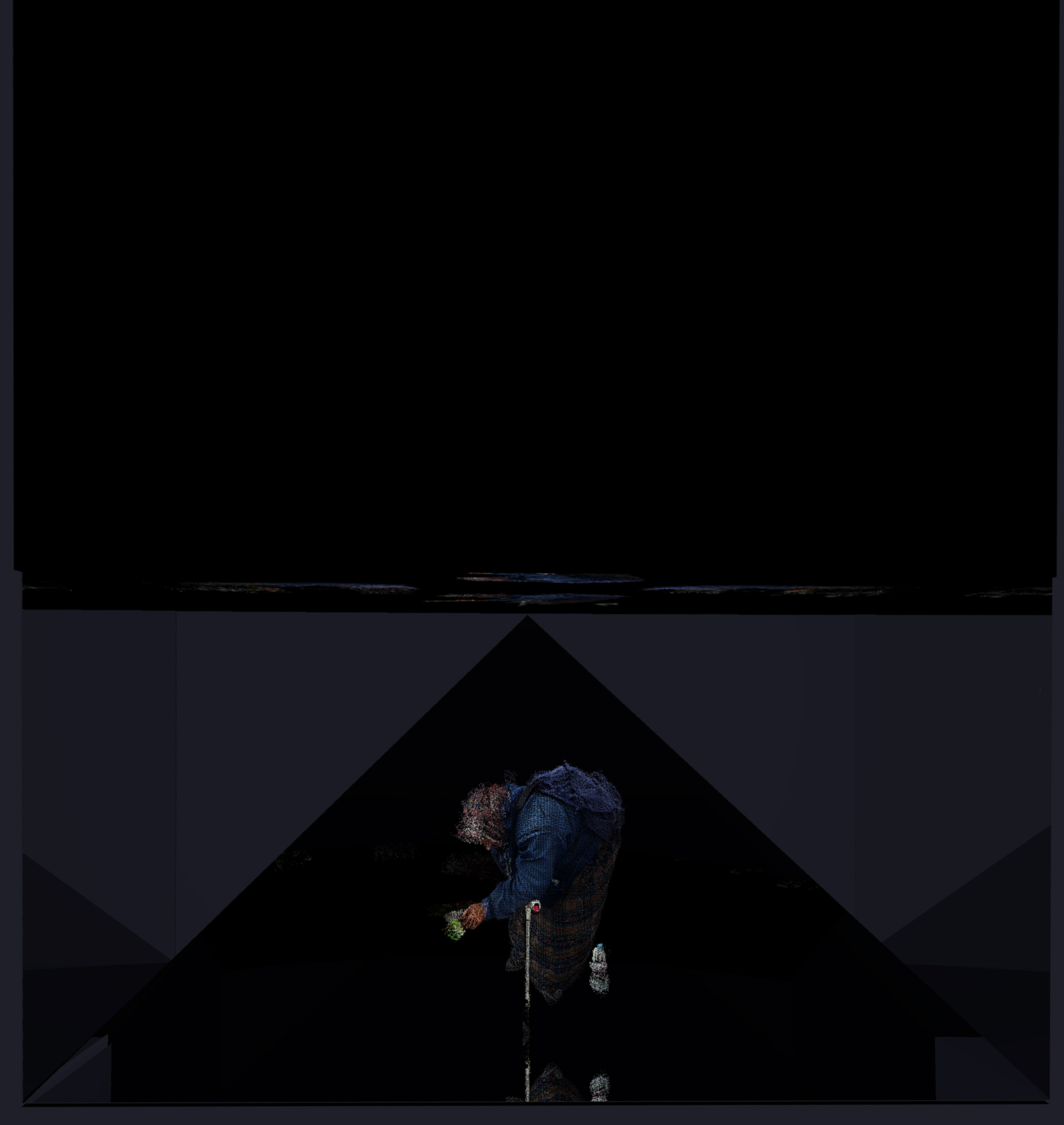 Ronald Dagonnier Make money with poor people  Mendiante Musée d'orsay 2012 Exposition Nofound Photo fair, Paris, (F)